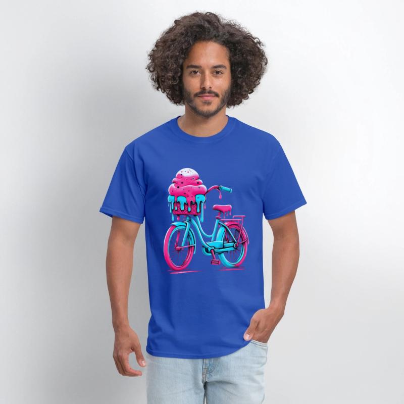 A Bicycle Carrying Ice Cream