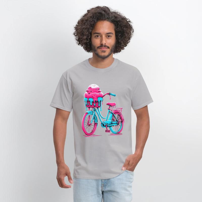A Bicycle Carrying Ice Cream