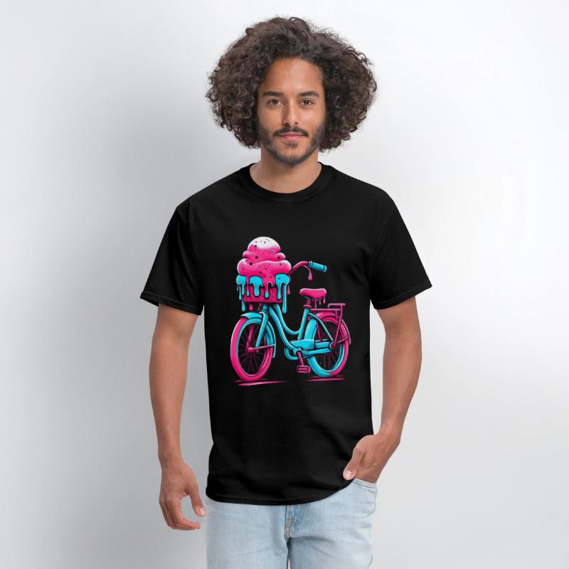 A Bicycle Carrying Ice Cream