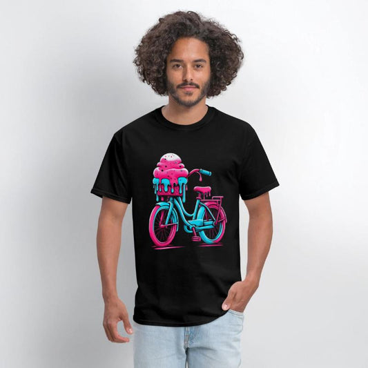 A Bicycle Carrying Ice Cream