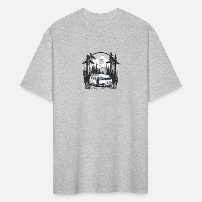 A Camper Van & The Serene Forest