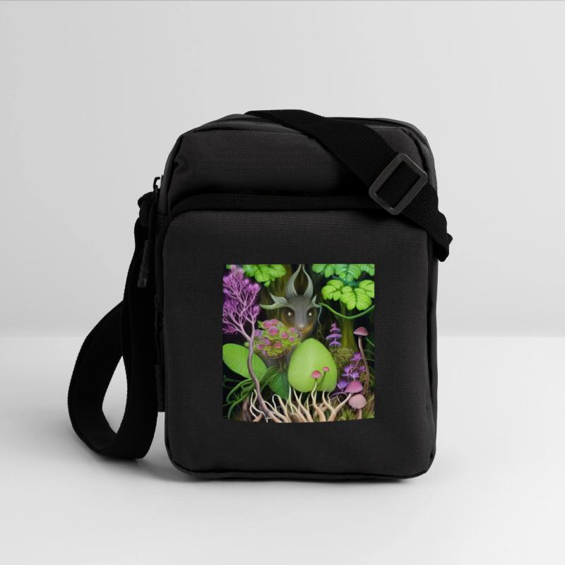 a humanoid plant lost in a magical forest