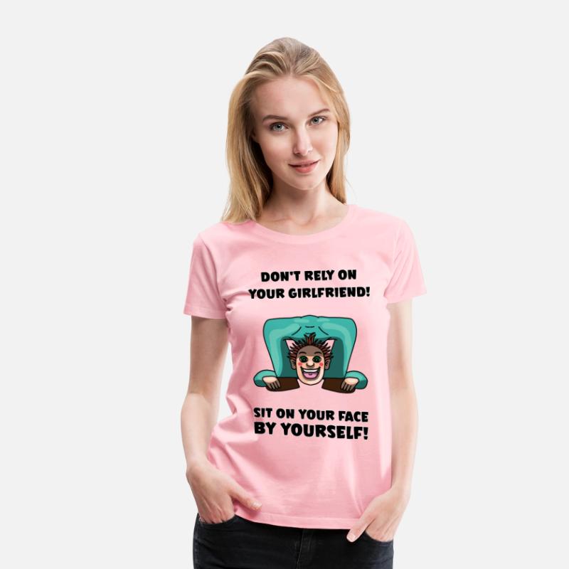 A man who tries to sit on his own face