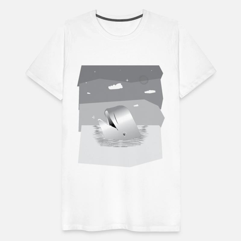 A Widely Grinning Beluga Whale in a Funny Design