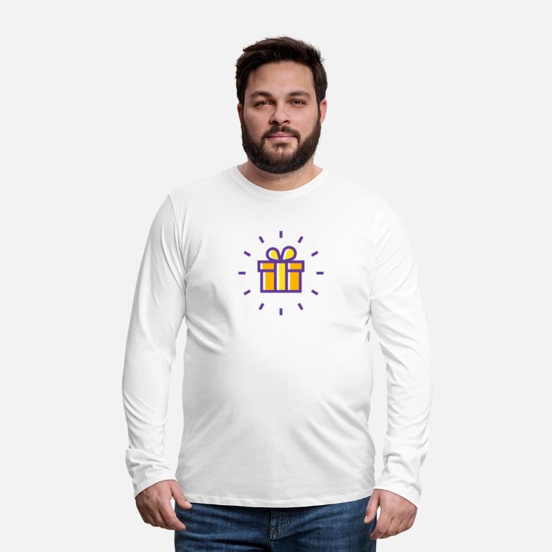 AA line icon of a gift box typically features a si