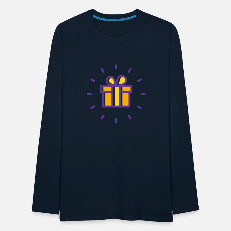 AA line icon of a gift box typically features a si