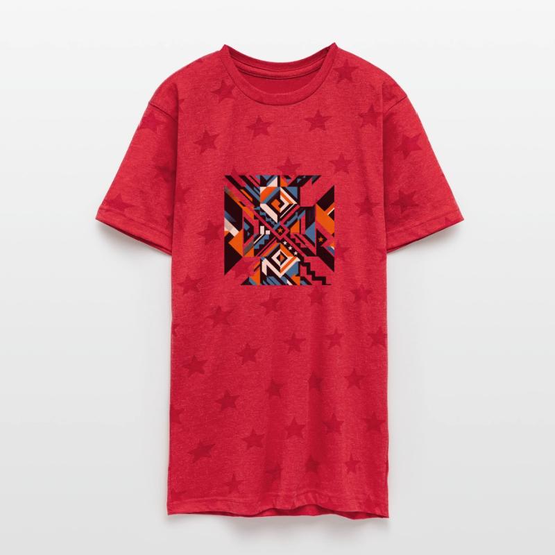 Abstract Angular Star Tee