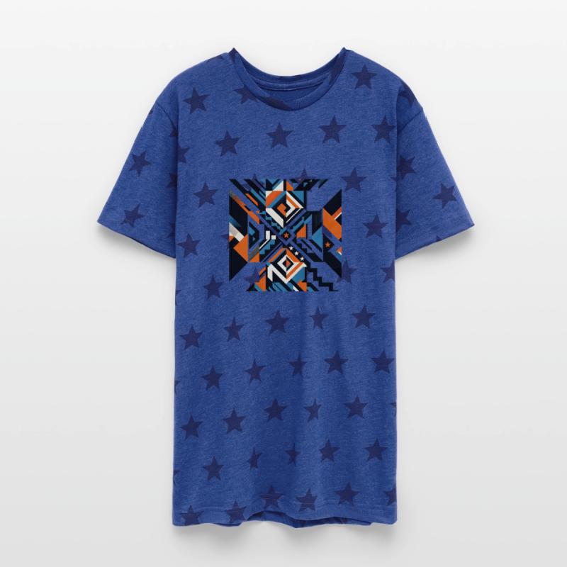 Abstract Angular Star Tee
