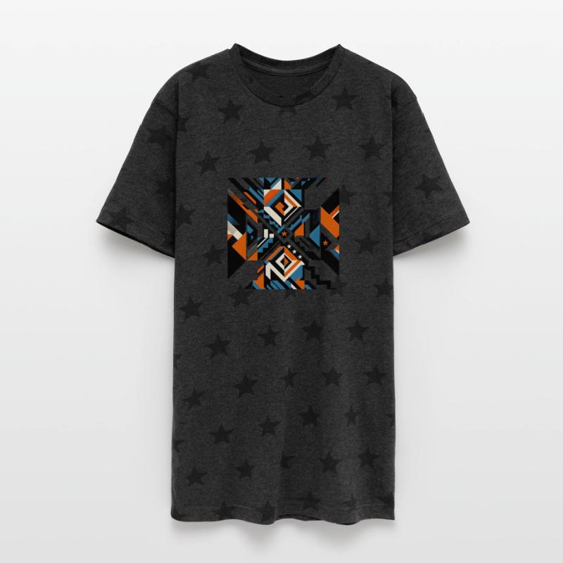 Abstract Angular Star Tee