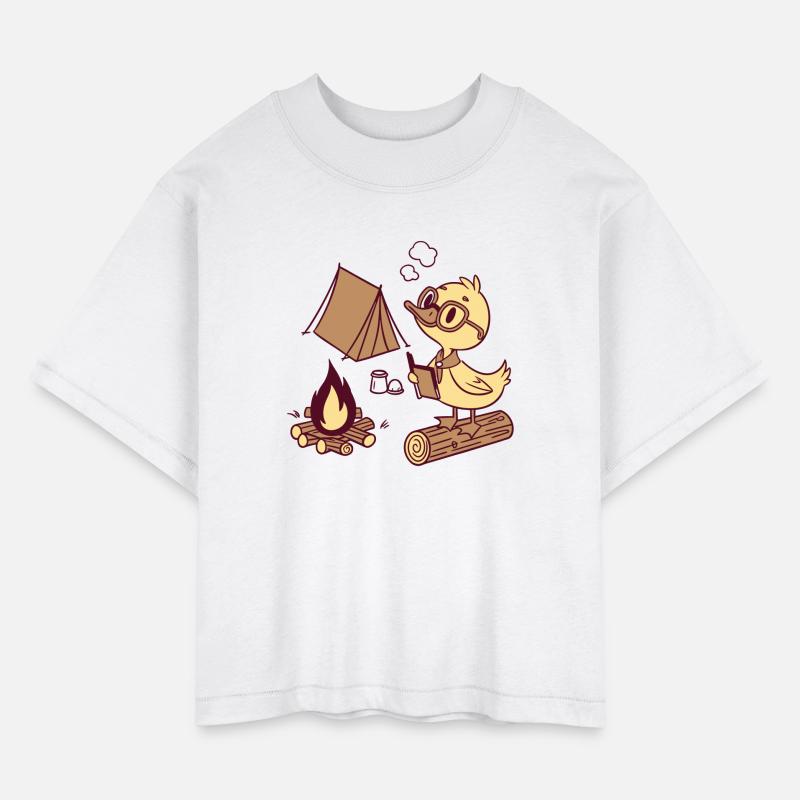 Adventurous Duck Camping Scene