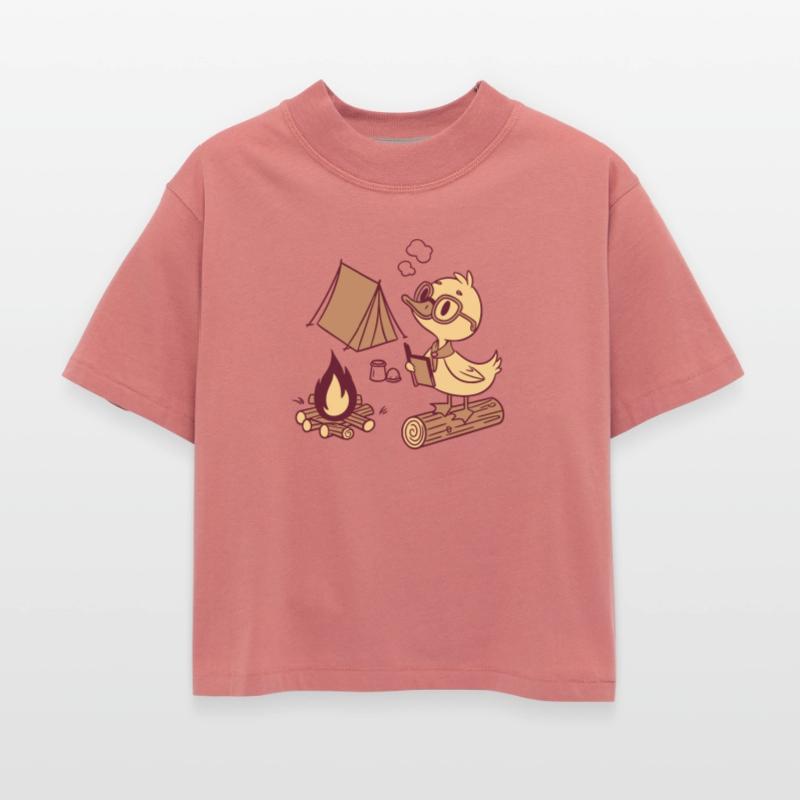 Adventurous Duck Camping Scene