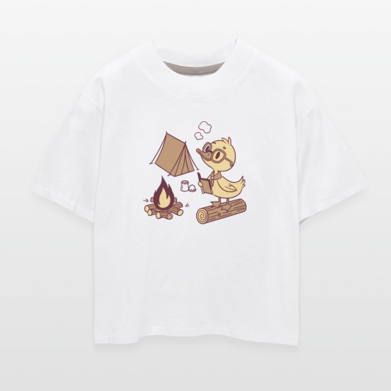 Adventurous Duck Camping Scene