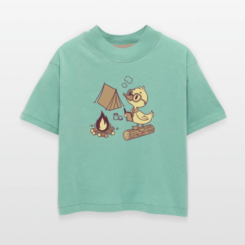 Adventurous Duck Camping Scene