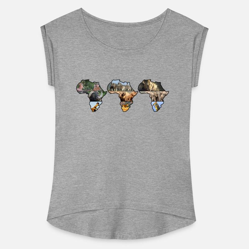 Africa Wildlife Continent Collage Trio