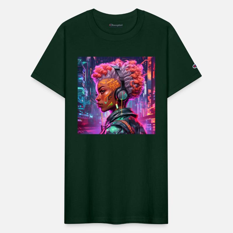 African American Woman Cyberpunk