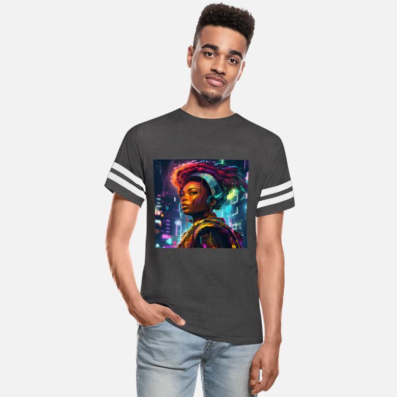 African American Woman Cyberpunk