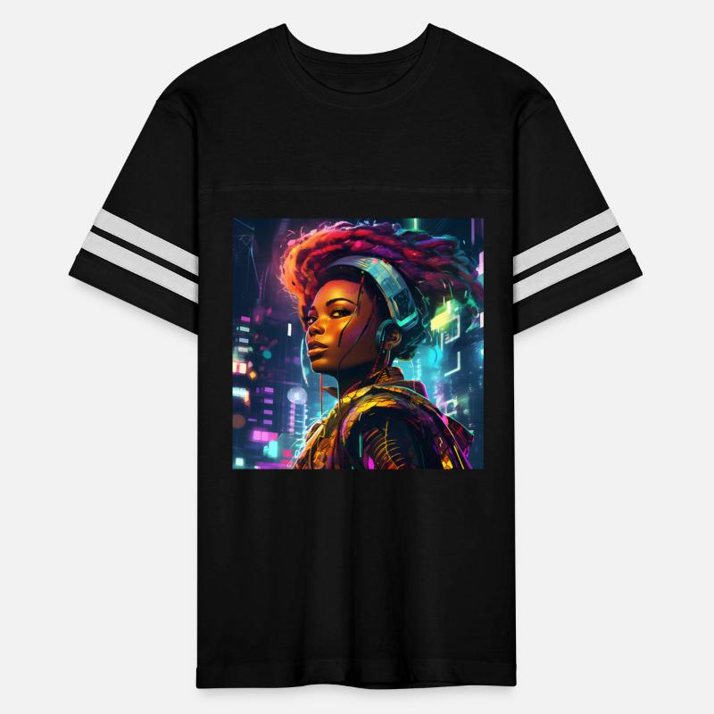 African American Woman Cyberpunk