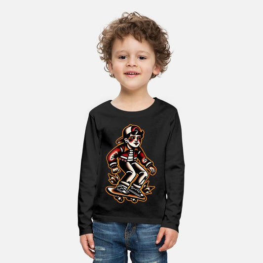 AI Old School Tattoo Teen Skater