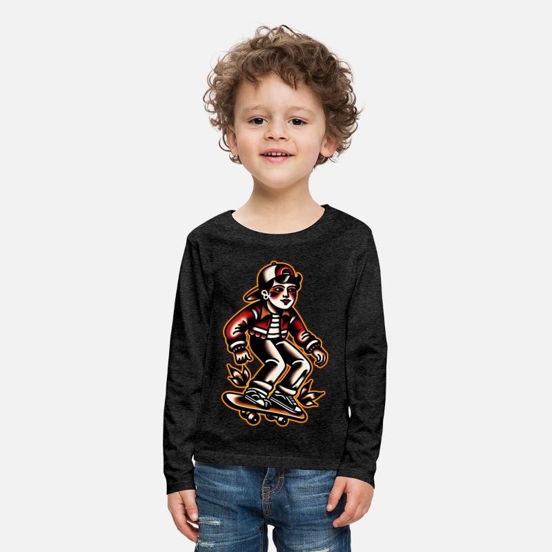 AI Old School Tattoo Teen Skater