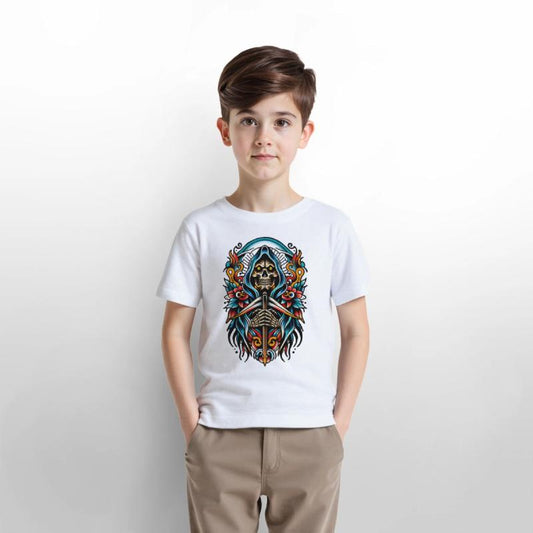 AI Skeleton & Sword Tattoo Design