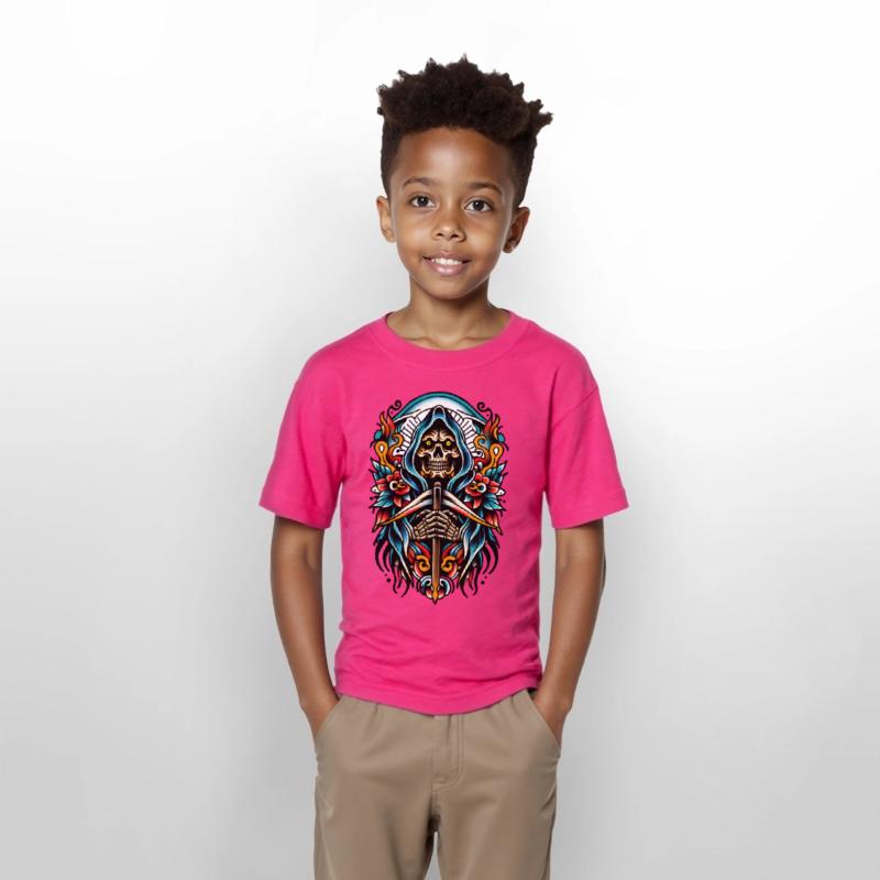 AI Skeleton & Sword Tattoo Design