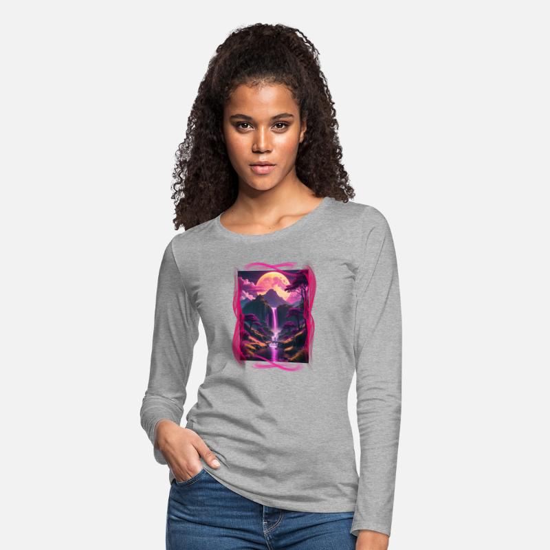 Alien world nature scene