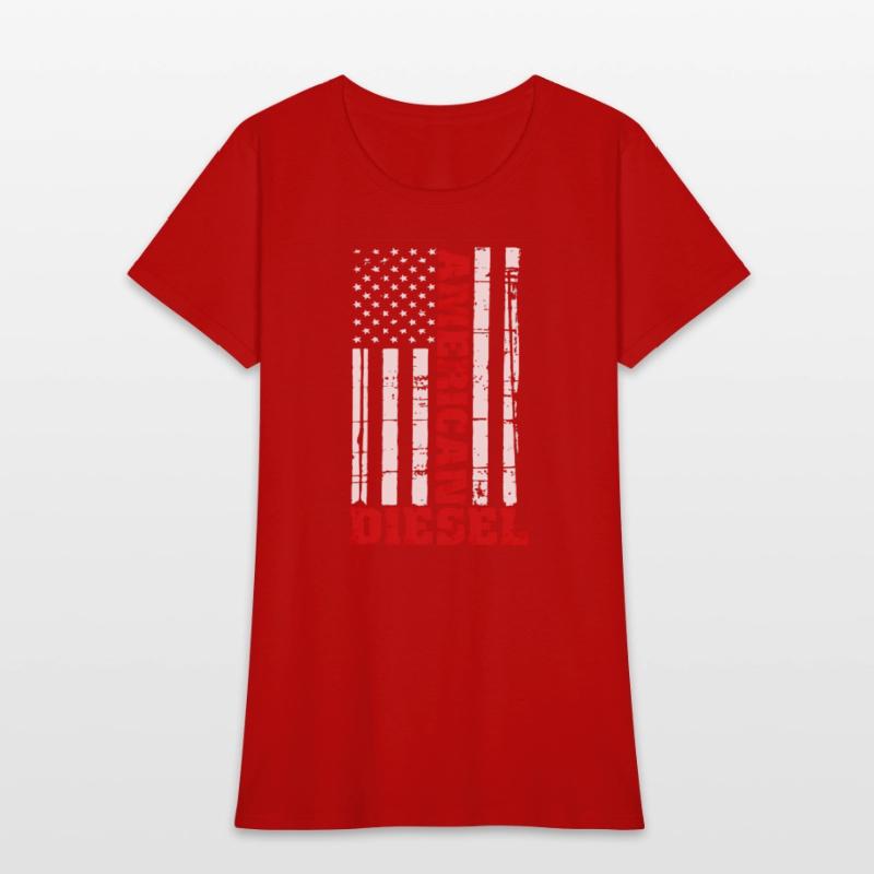 American Diesel Flag Truck Turbo Brothers