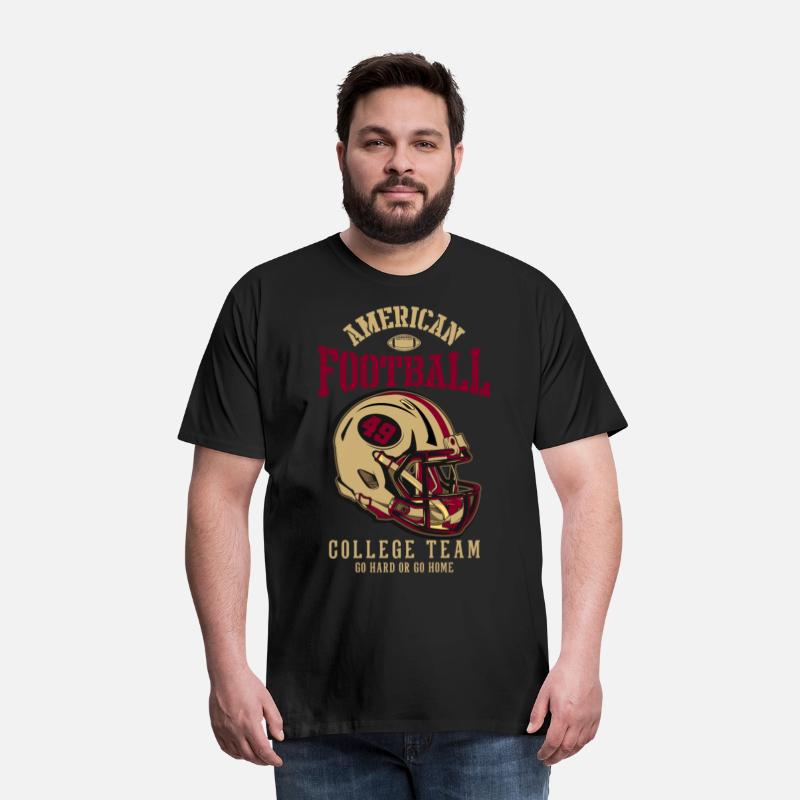 American Football College Team Helmet