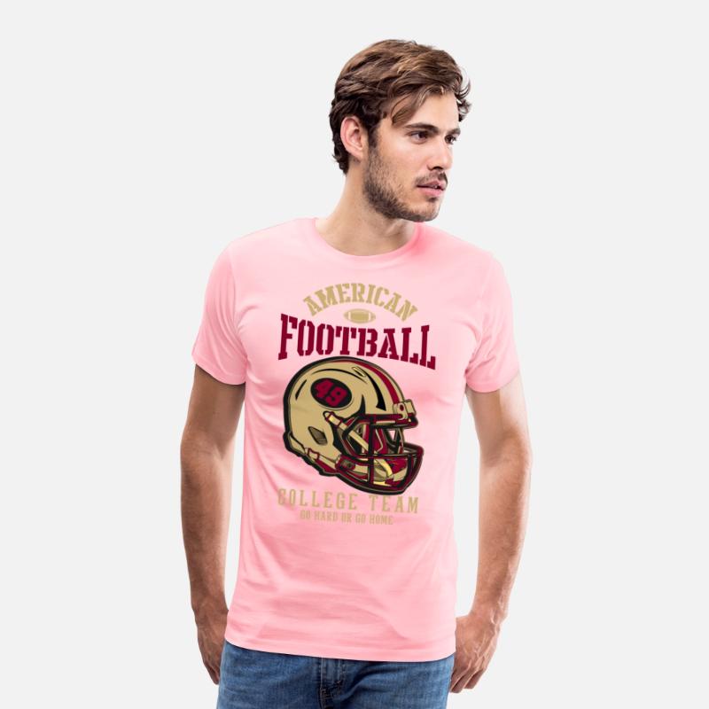 American Football College Team Helmet