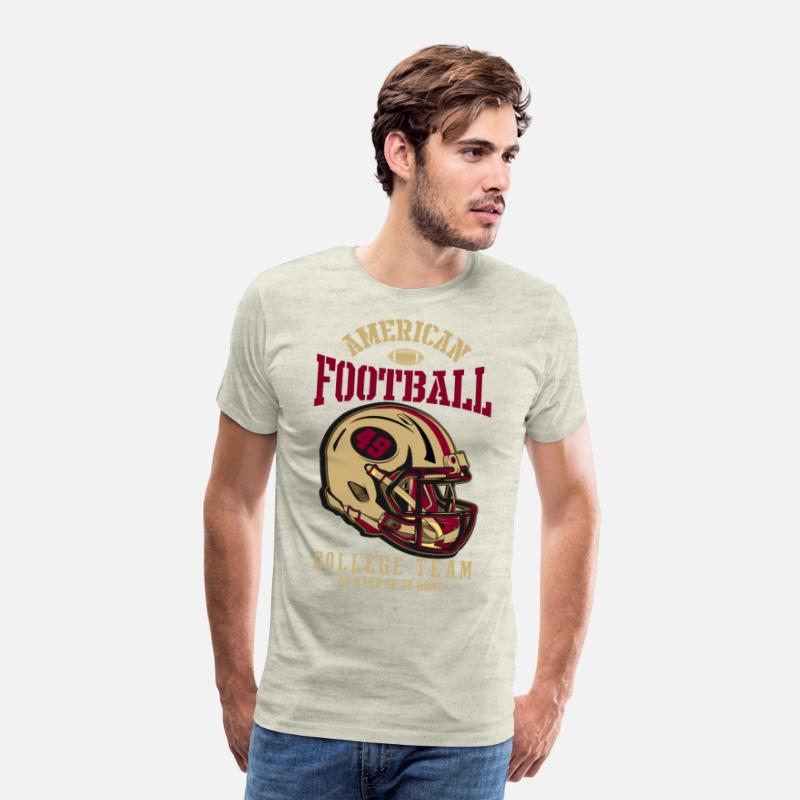 American Football College Team Helmet