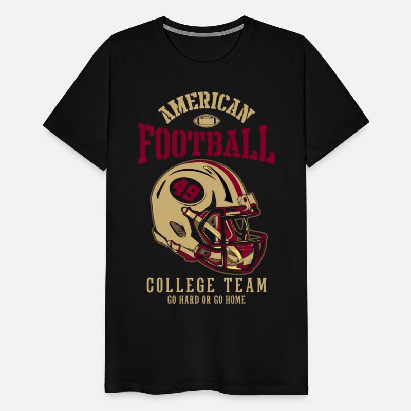 American Football College Team Helmet