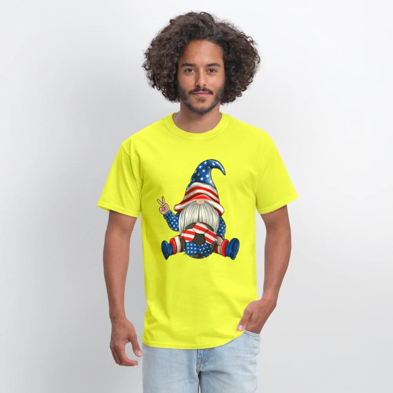 American Patriotic Soccer Gnomes USA 4th Of July