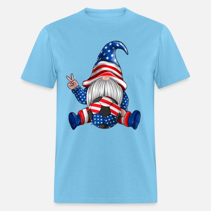 American Patriotic Soccer Gnomes USA 4th Of July