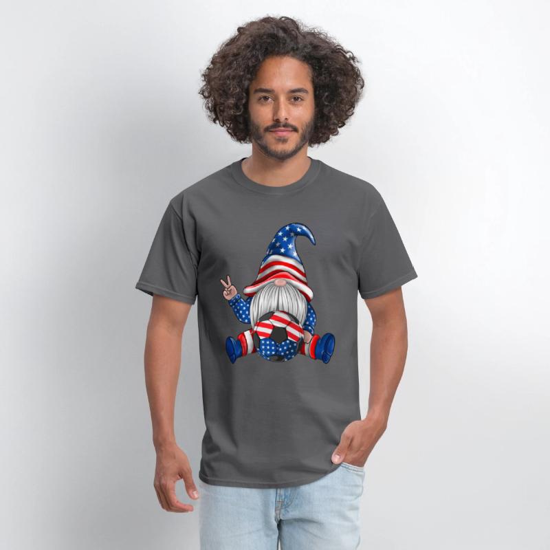 American Patriotic Soccer Gnomes USA 4th Of July