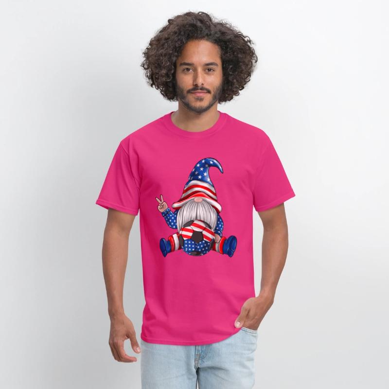 American Patriotic Soccer Gnomes USA 4th Of July