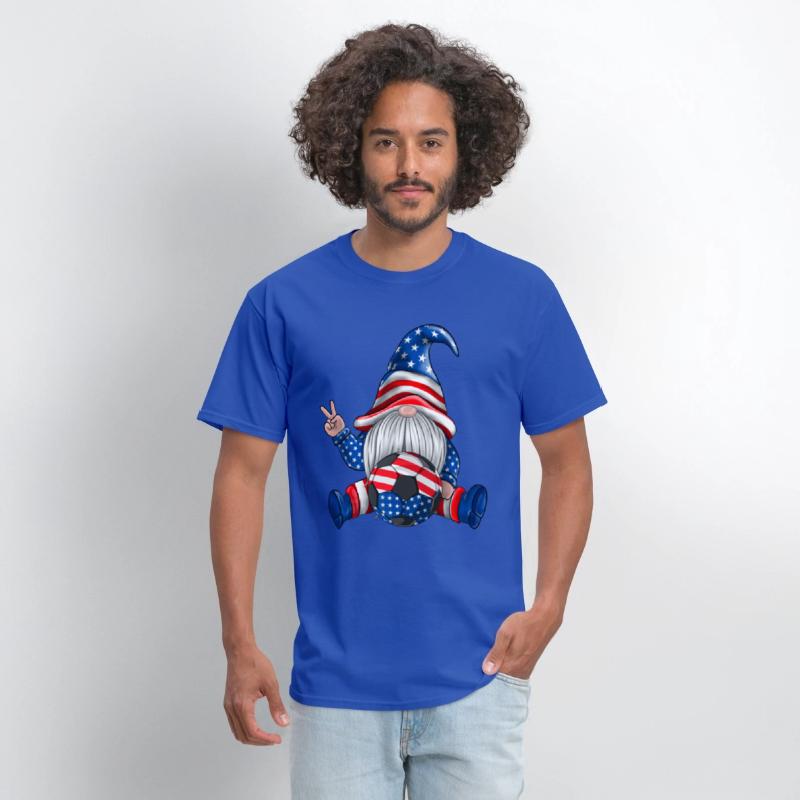 American Patriotic Soccer Gnomes USA 4th Of July