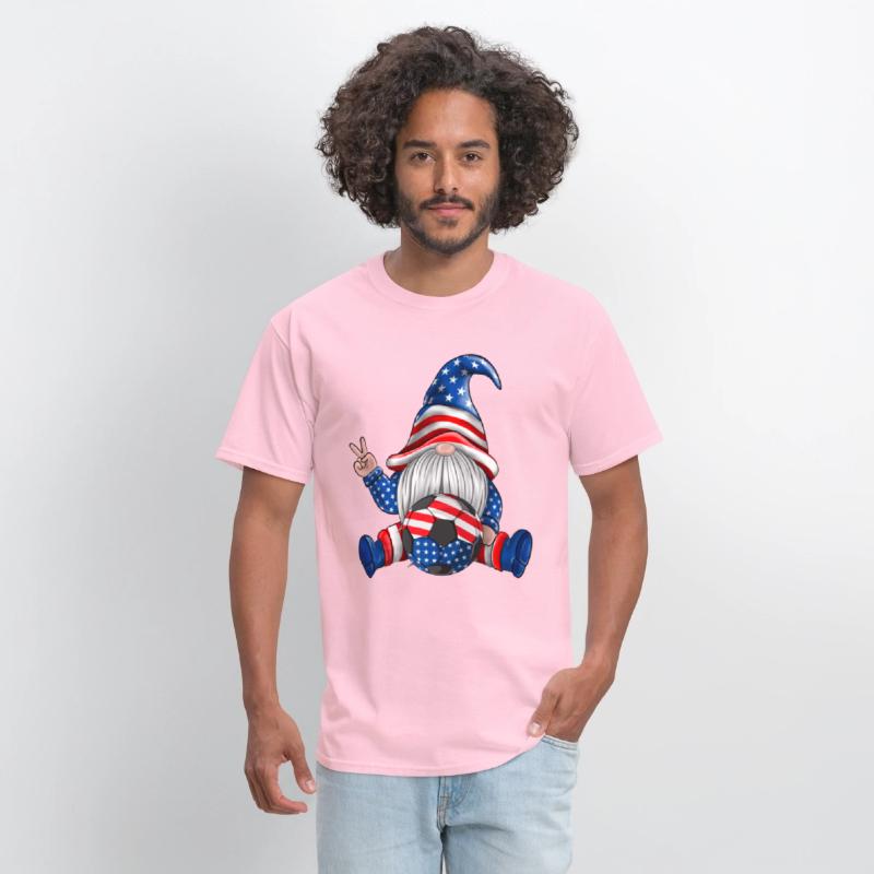 American Patriotic Soccer Gnomes USA 4th Of July