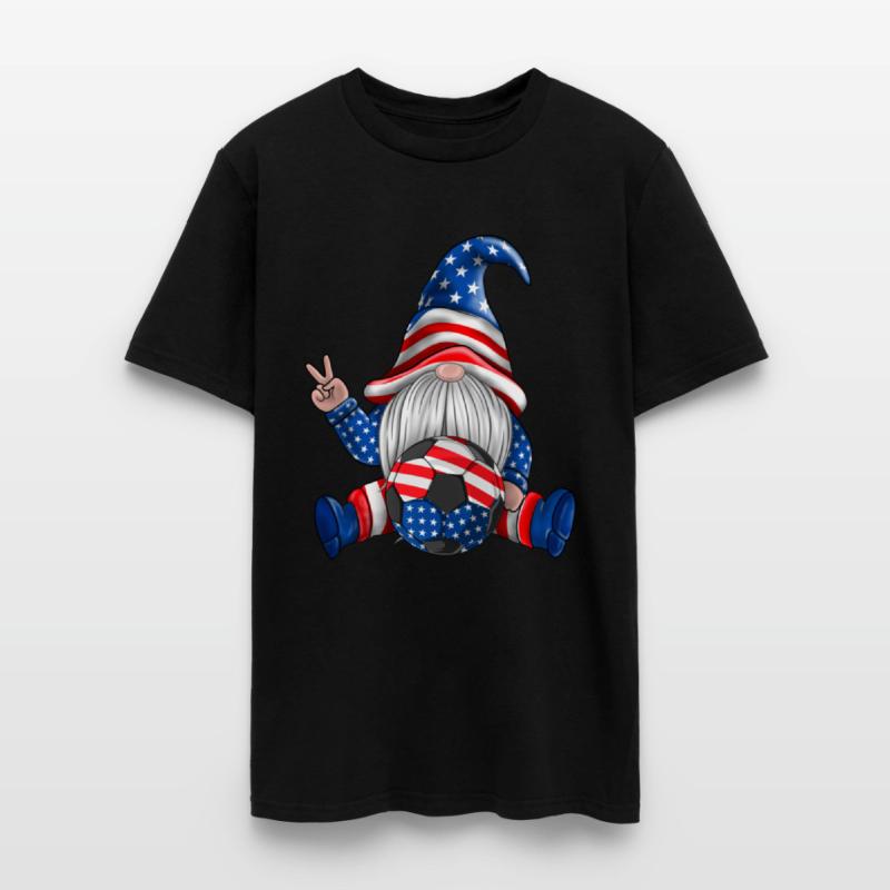 American Patriotic Soccer Gnomes USA 4th Of July