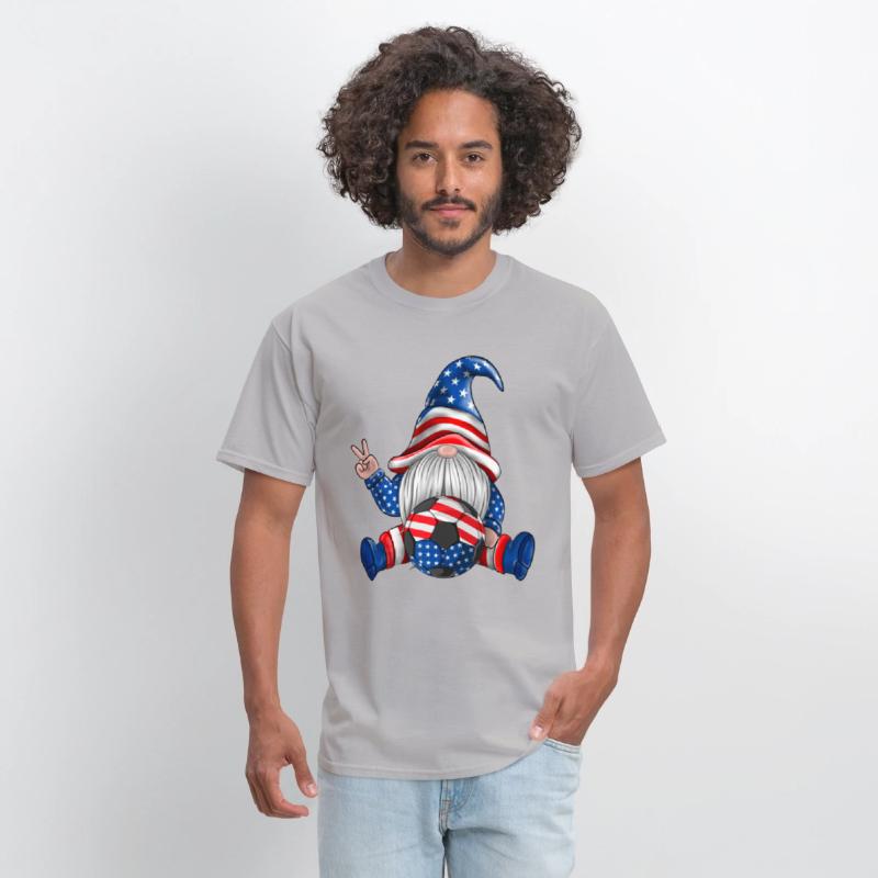 American Patriotic Soccer Gnomes USA 4th Of July