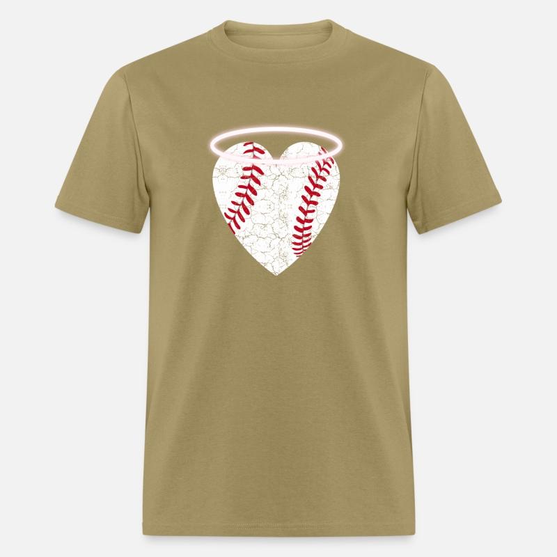Angel Baseball Heart With Halo