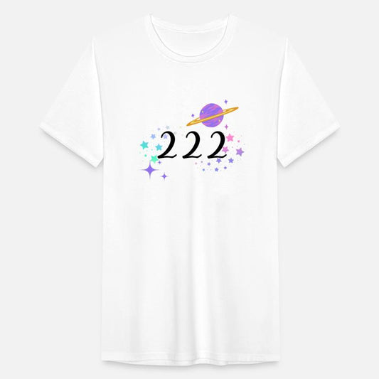 Angel Numbers 222 Purple Saturn with Stars
