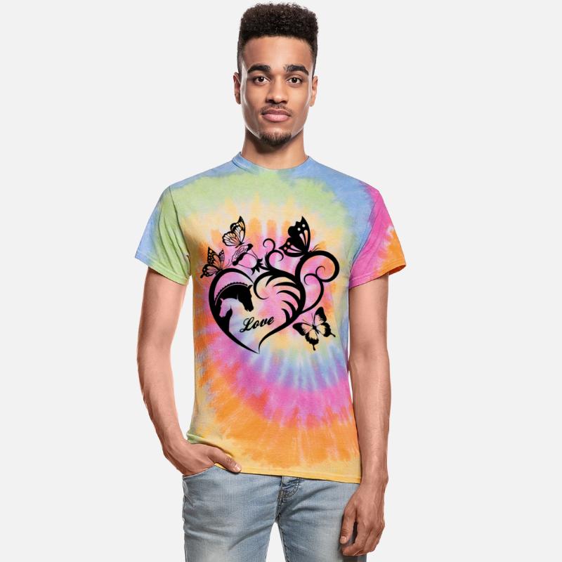 Animal Love Motif Horses Horse Portrait Heart Gift