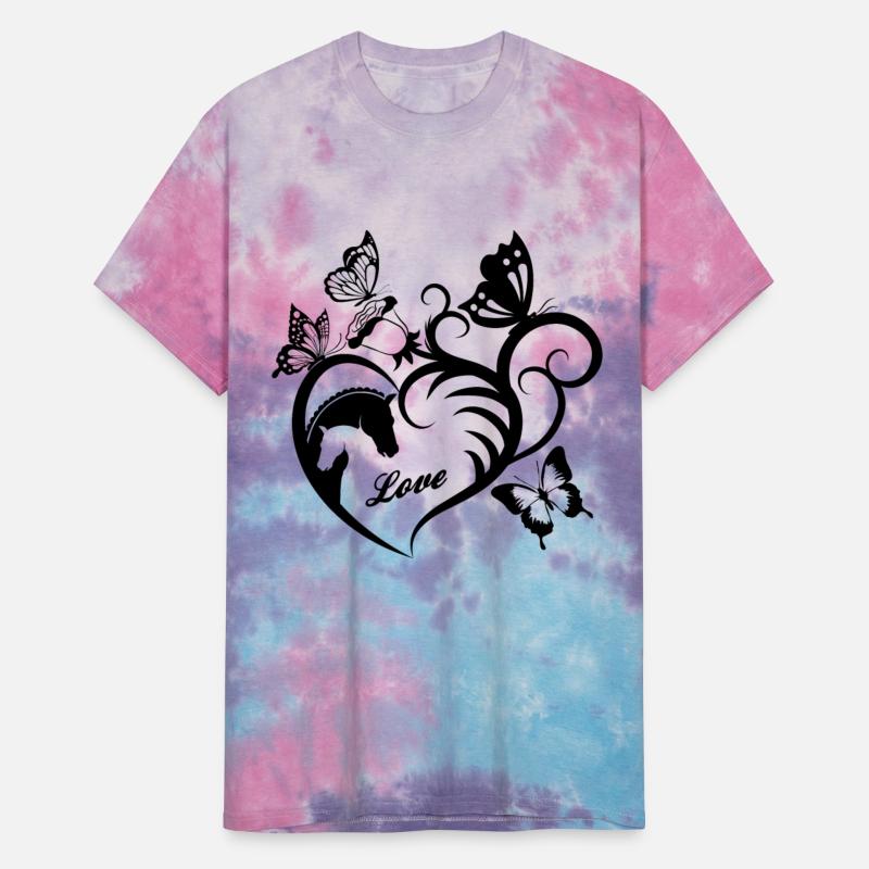 Animal Love Motif Horses Horse Portrait Heart Gift