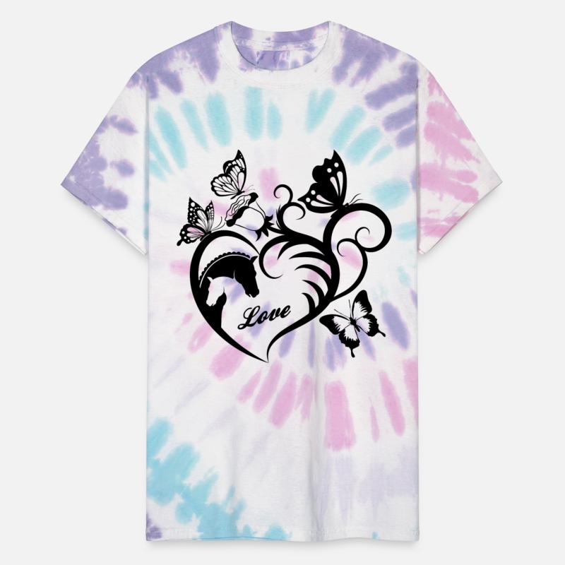 Animal Love Motif Horses Horse Portrait Heart Gift