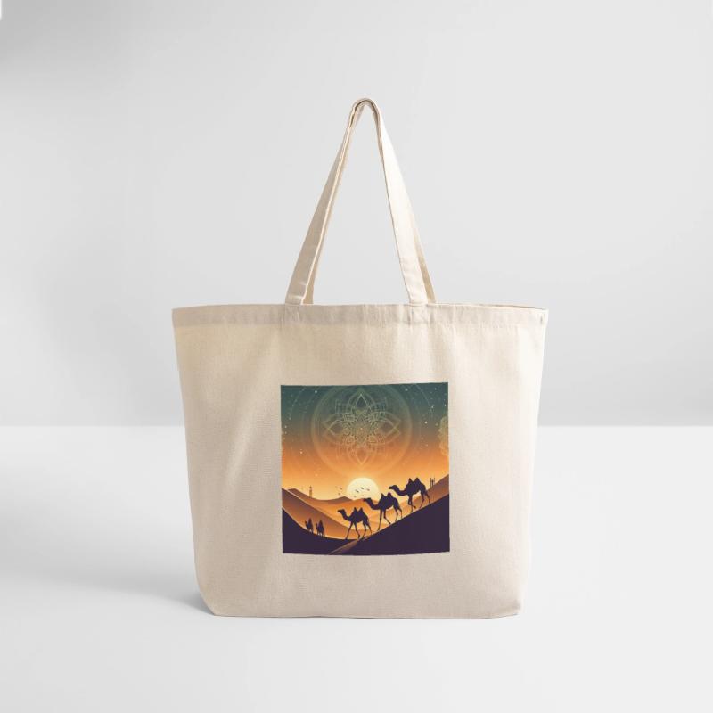 Arabic-Inspired Desert Camel Nightscape