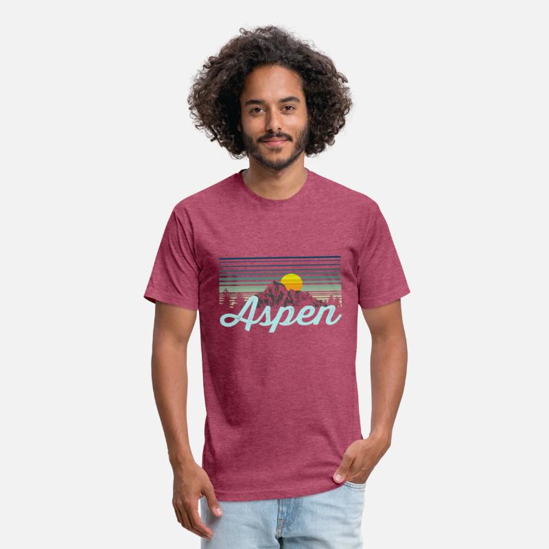 Aspen Retro Colorado Ski Tee
