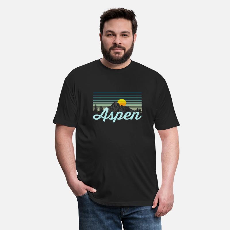 Aspen Retro Colorado Ski Tee