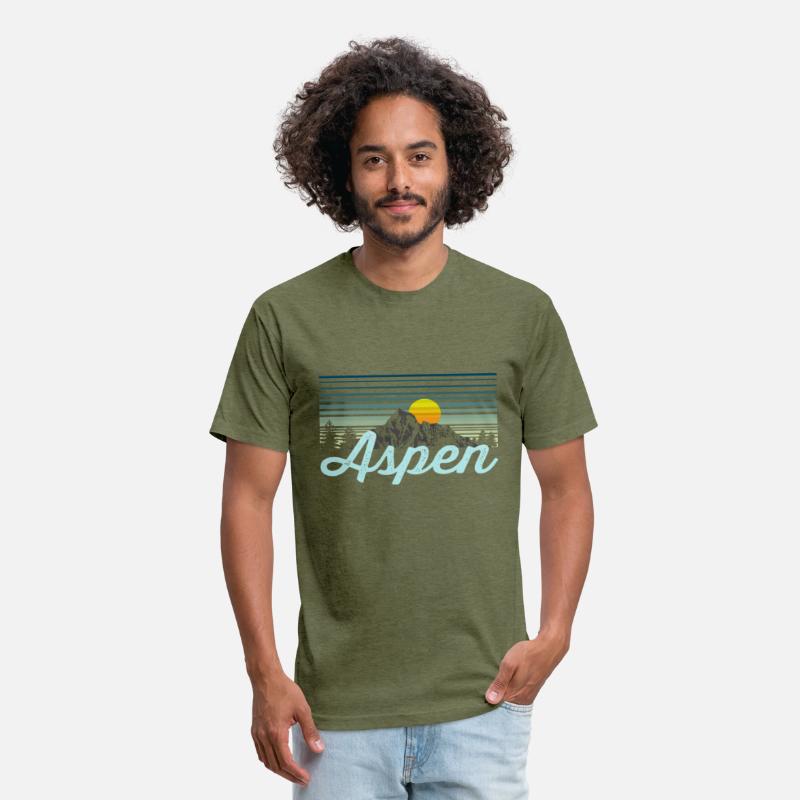 Aspen Retro Colorado Ski Tee