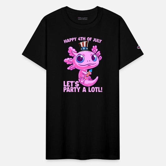 Axolotl 4th of July Patriotic Independence Day Mat