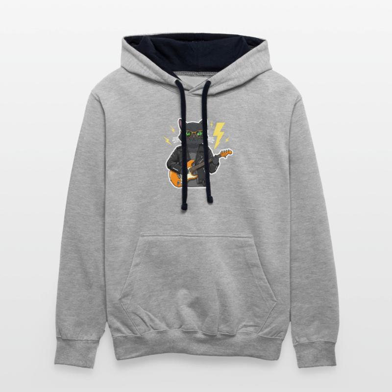 Badass Cat Metalhead – Hardcore Feline Rocker